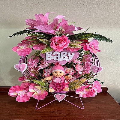 Pembe Yapay bebekli tanzim